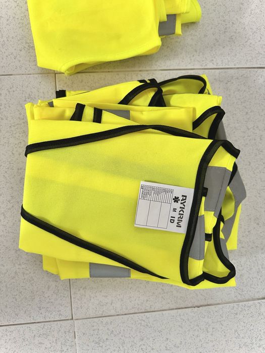 Conjunto de 5 Coletes de Alta Visibilidade