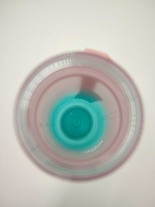 Vikaster Motywacyjna Butelka do picia wody 500ml cyjanowo-różowa