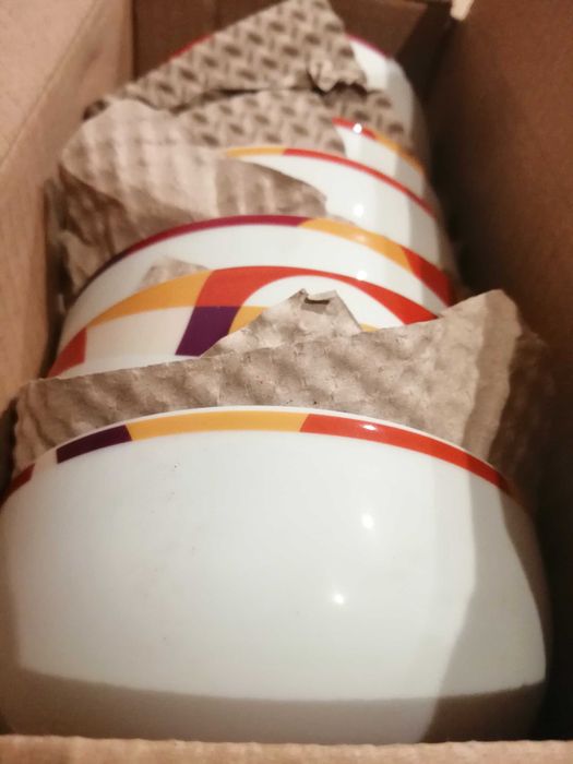 Tigelas novas serviço Origami vista alegre