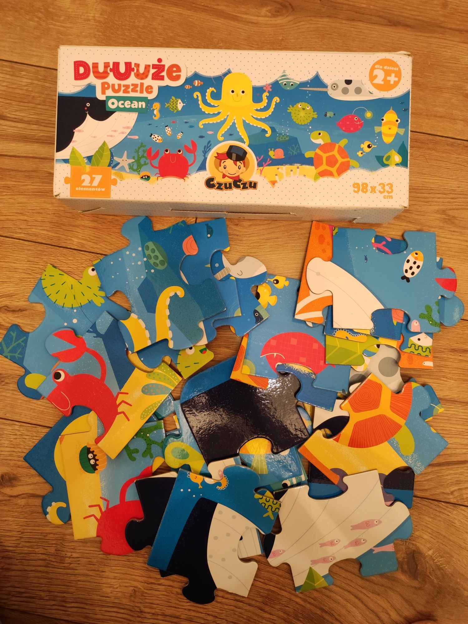 Duże puzzle ocean czuczu 2+