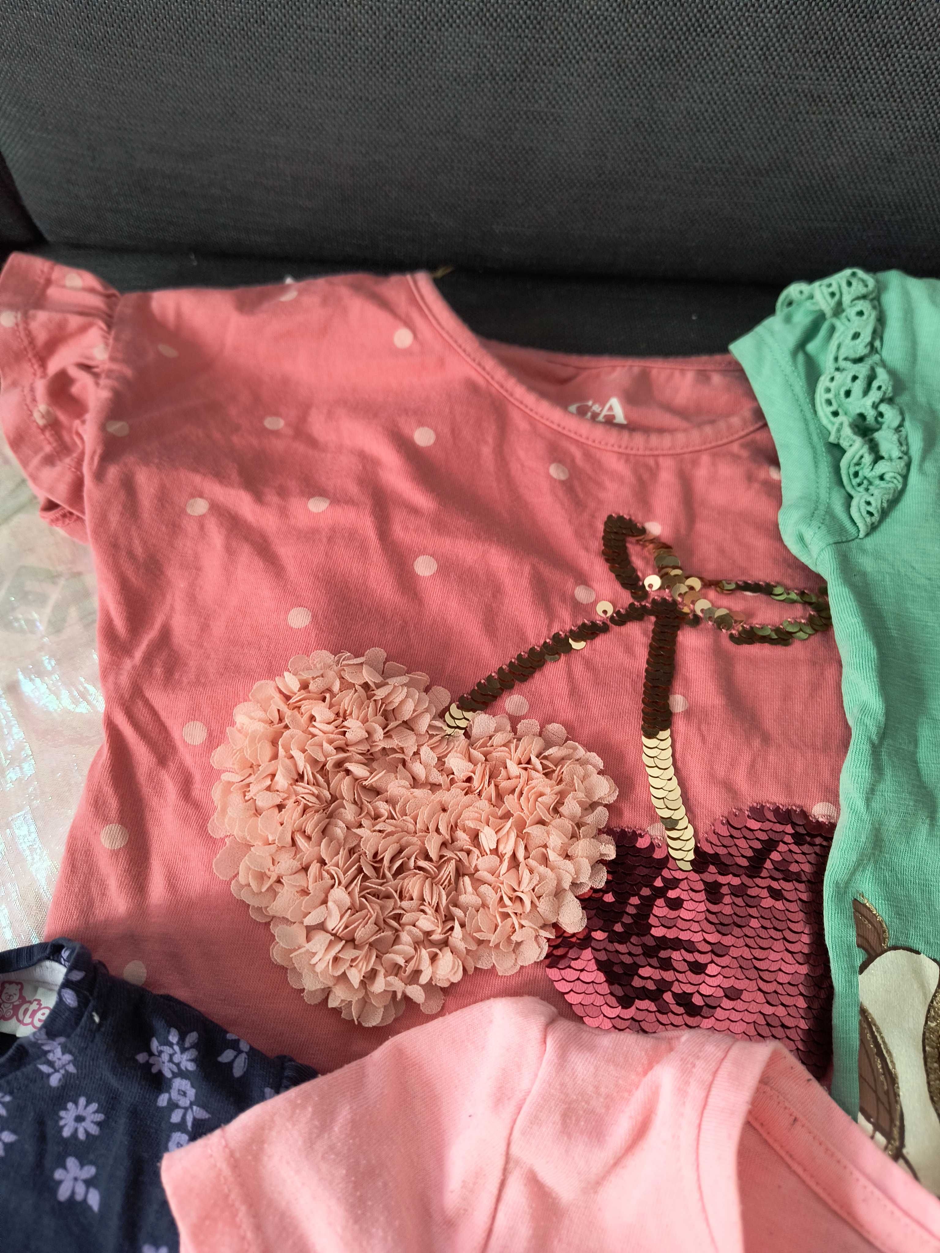 Koszulki T-shirty zestaw 92 H&M Reserved C&A