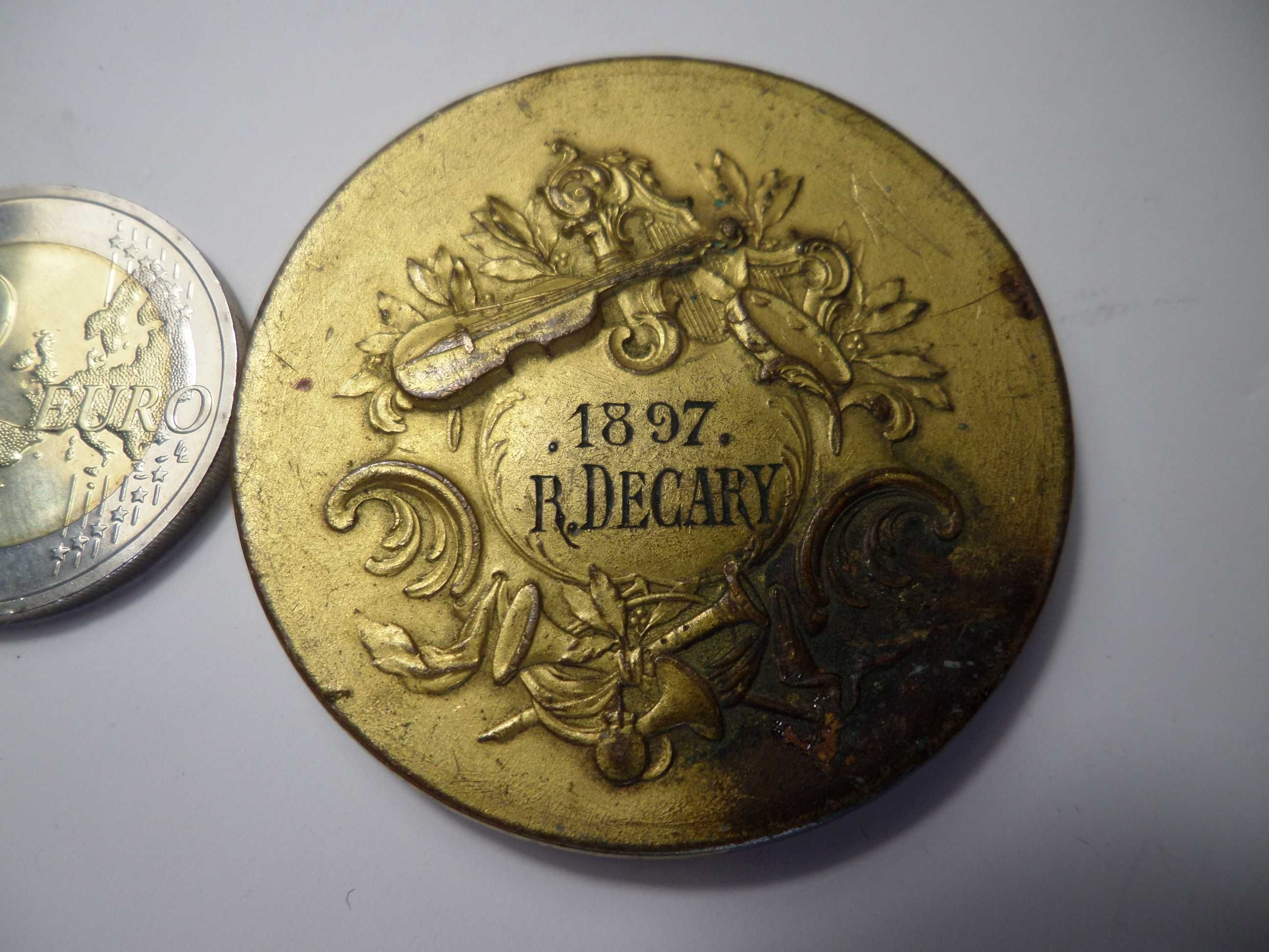 Medalha 'La Musique' R. Decary 1897