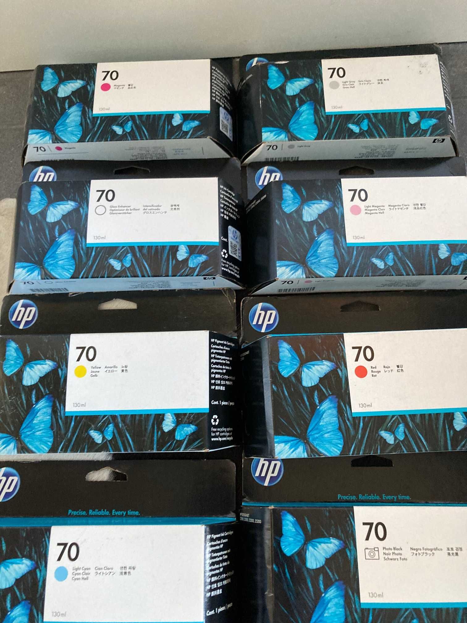 Hp designjet z3100 z3200 tusze 70 z2100 #70 głowice printhead