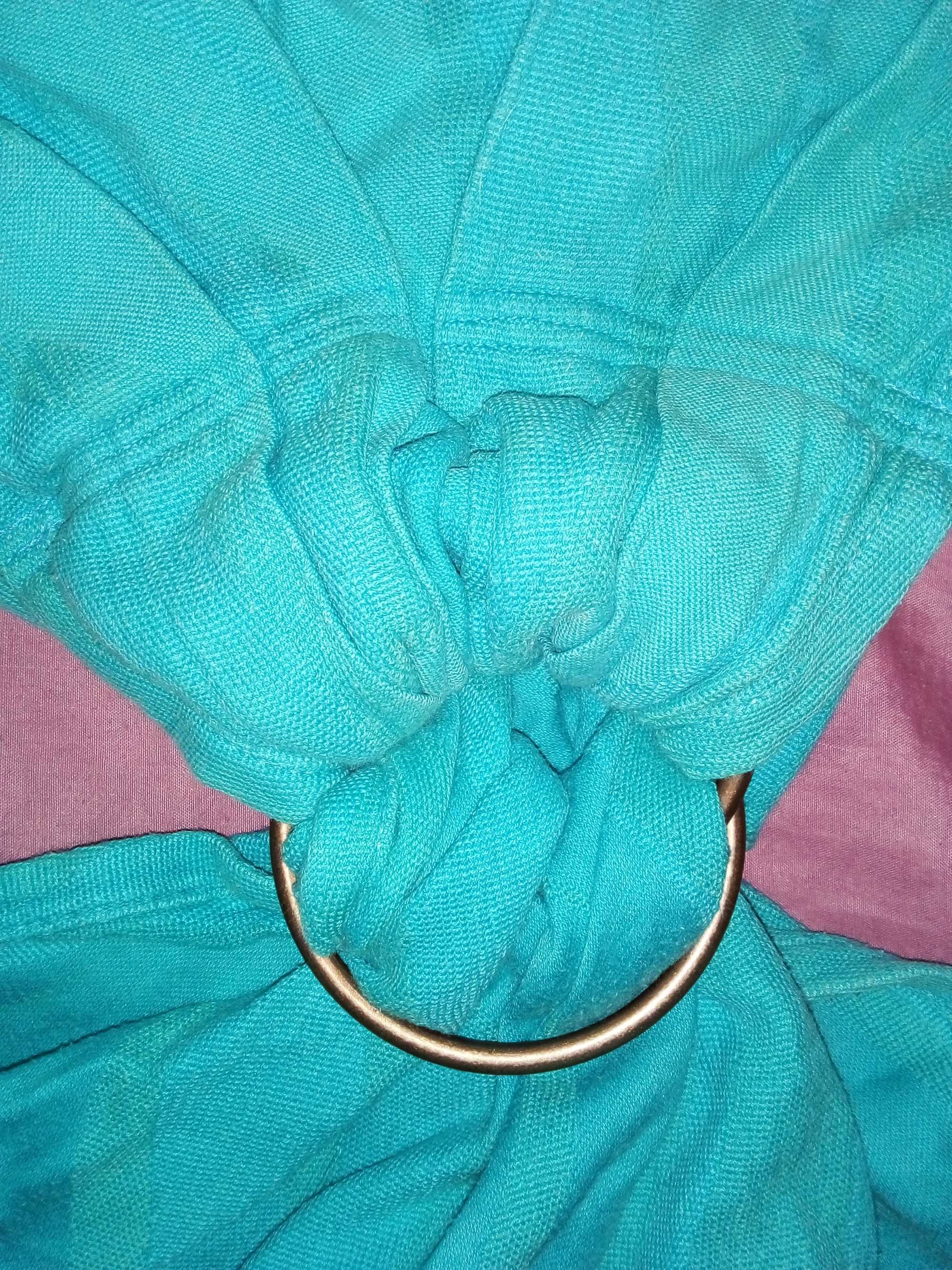 Слинг с кольцами из шарфовой ткани DOLCINO Bahamas