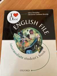 Учебник и тетрадь English File Intermediate