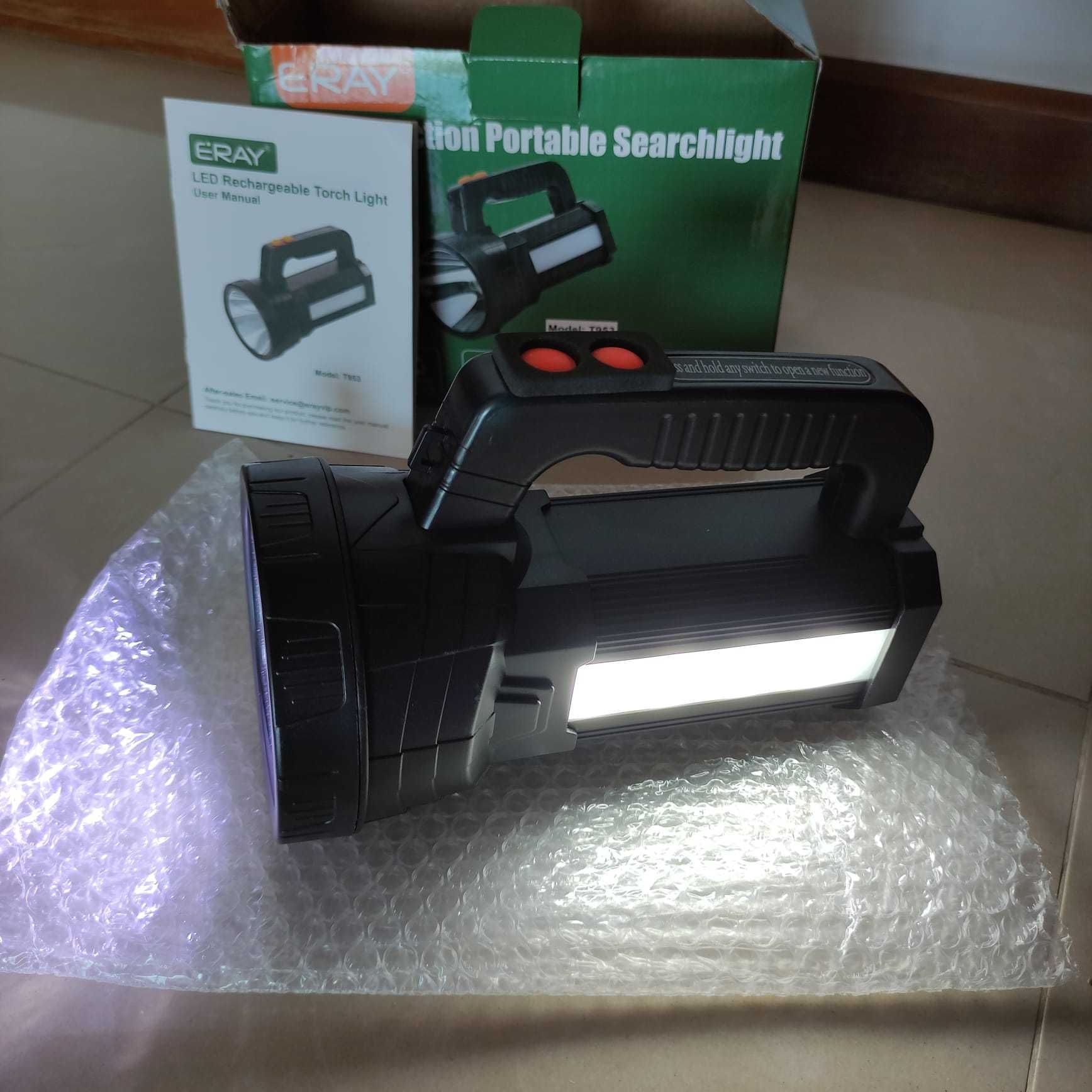 Lanterna recarregável 11.000 Lumens 800mt IPX4