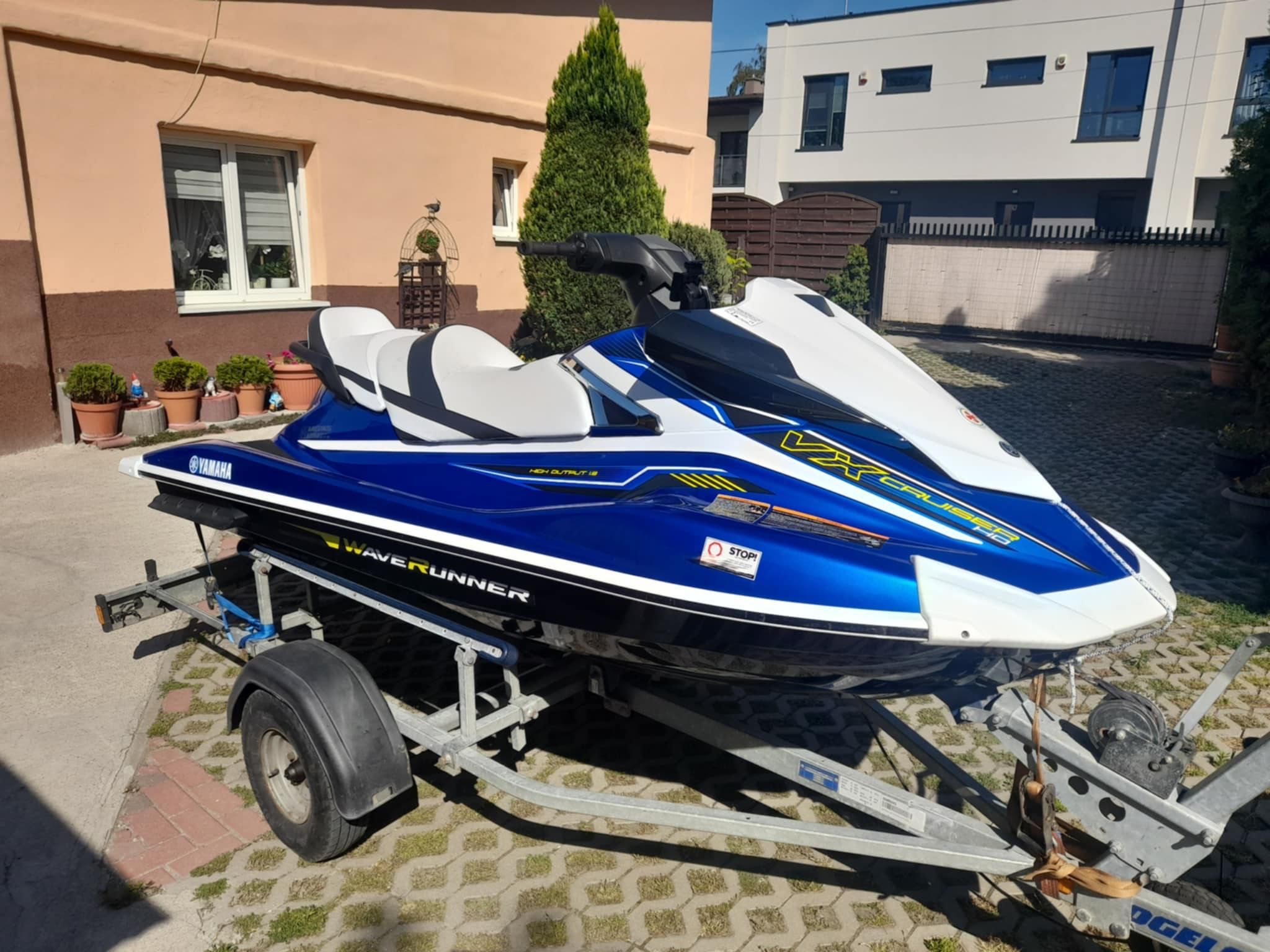 Yamaha vx cruiser tylko 50 mth, 2017 rok, zestaw z przyczepką