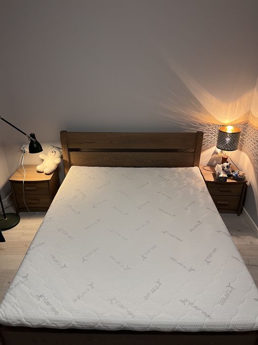 Матрац 160 х 200 з топ-матрацом, б/в