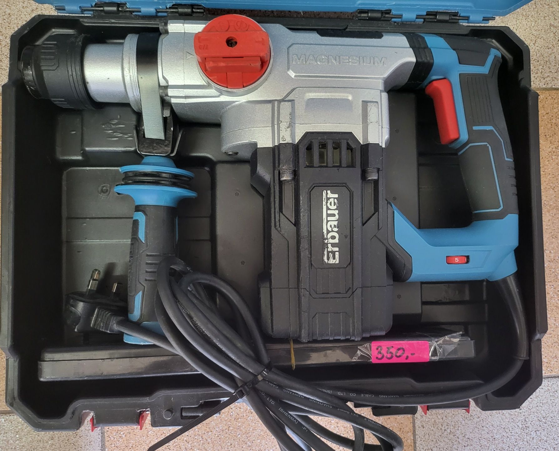 Młotowiertarka erbauer 1500 w 5j