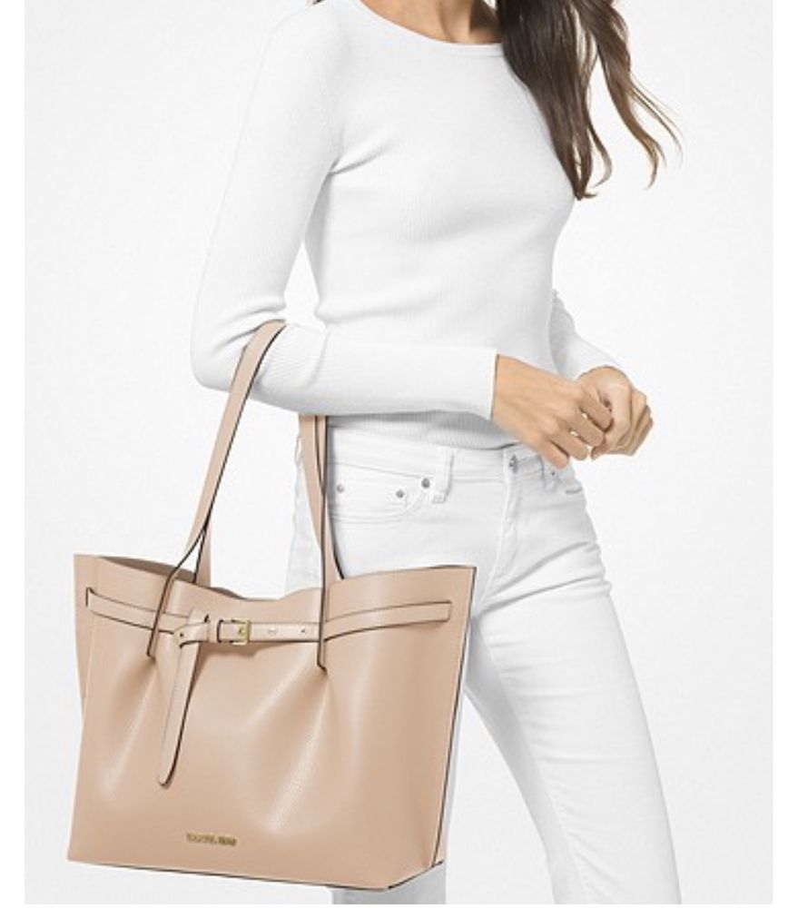 Emilia Large Pebbled Leather Tote Michael Kors сумка шопер оригинал