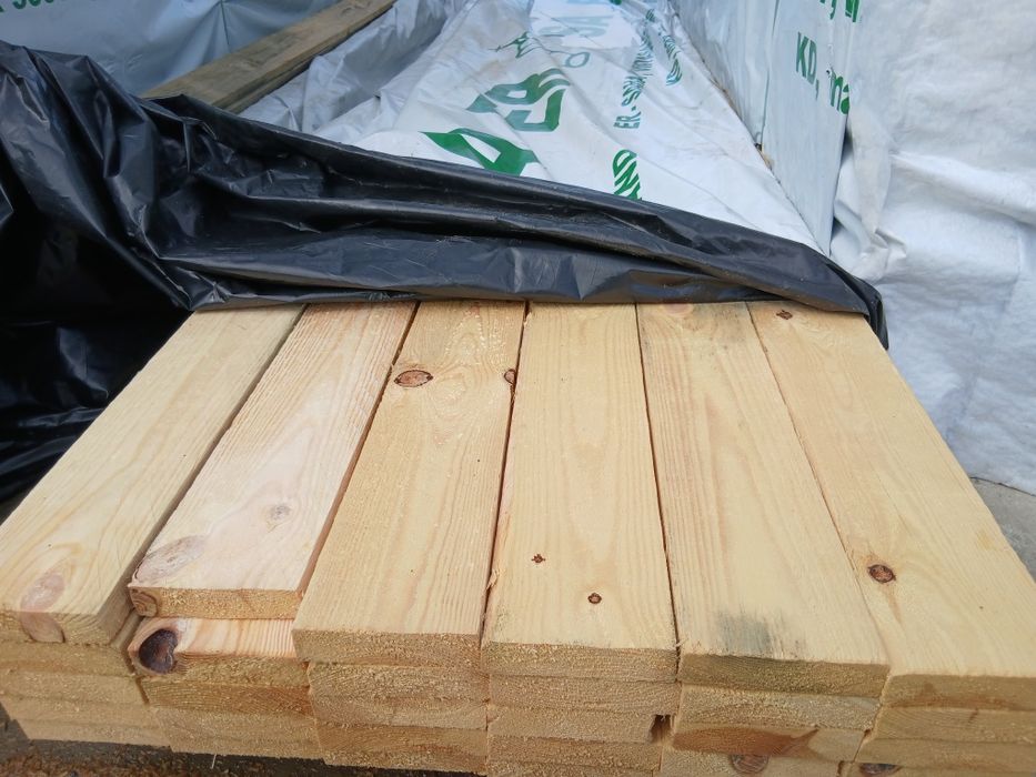 Deska sucha, calówka 25x100,  deskowanie dachu, deska pod rąbek