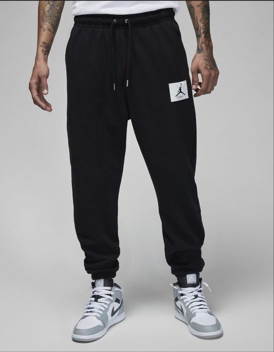 Штаны Jordan flight fleece pants black оригинал