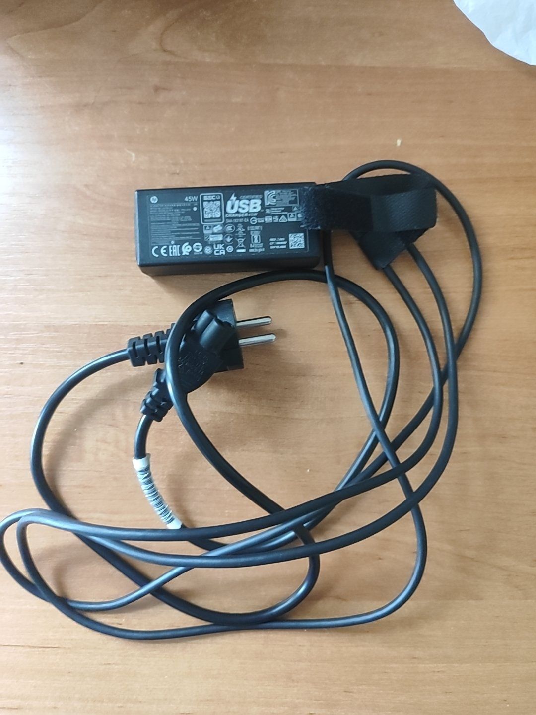 Блок Питания HP для ноутбука 45W, 15V. USB Type C