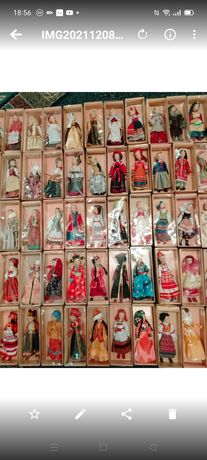 Продам,фарфоровые куклы в костюмах народнов мира 56 шт.