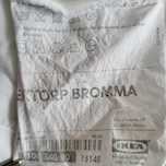 Ikea Ektorp Bromma biały pokrowiec/ pokrycie na podnóżek/ puf/ schowek