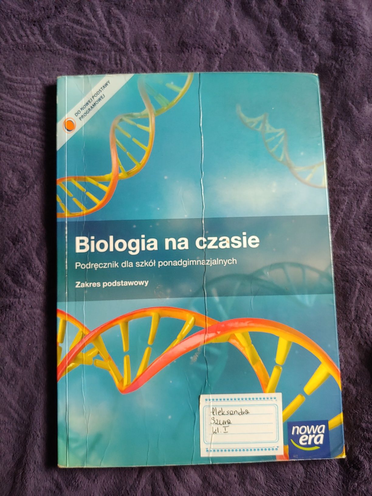 Biologia na czasie, podręcznik + karty, zakres podstawowy