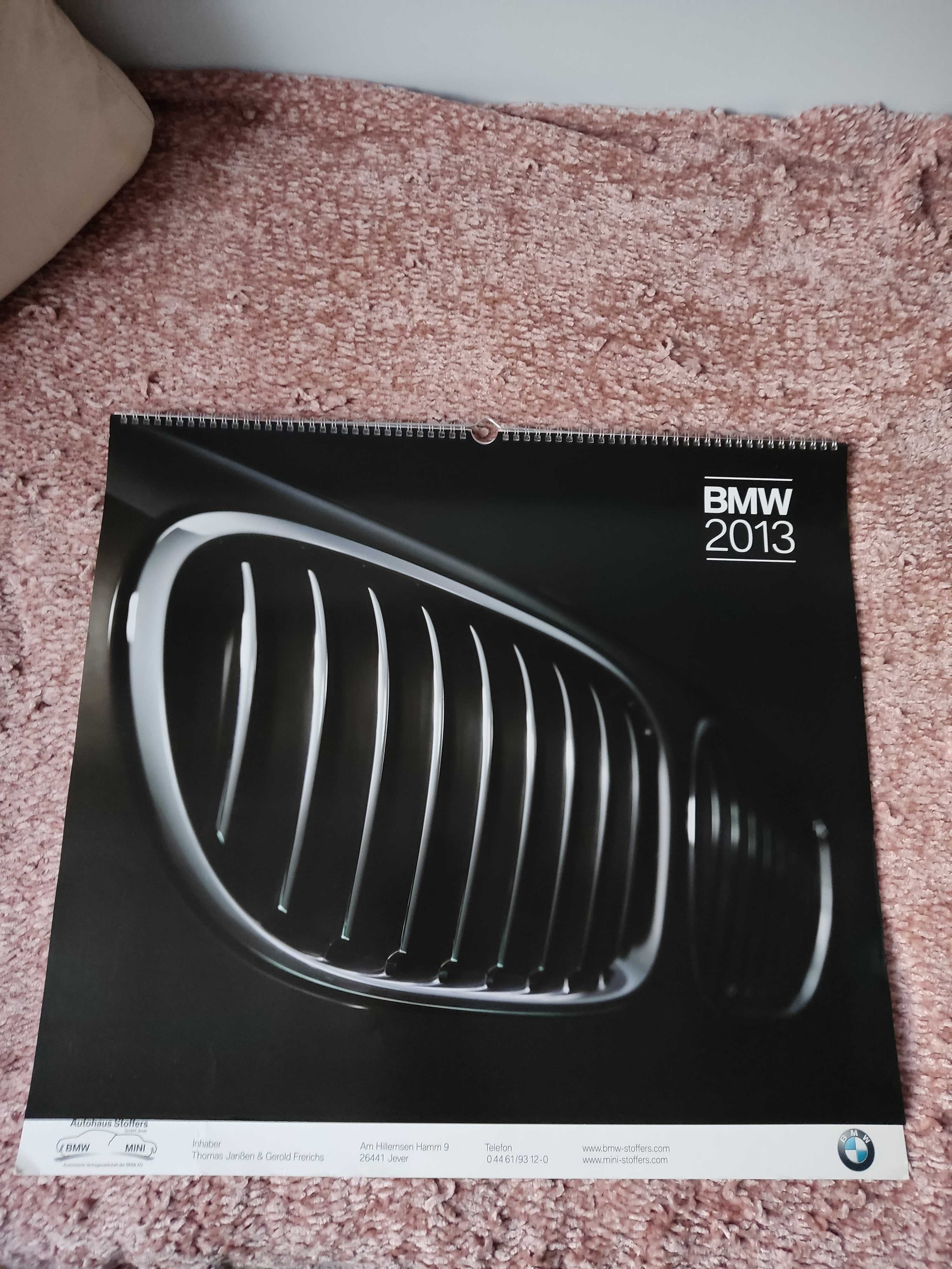 Kalendarz BMW 2013, 58 x 54 cm.
