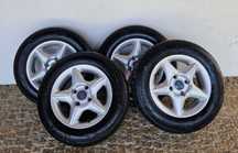 Conjunto jantes + pneus 175/70 R14. Audi 80