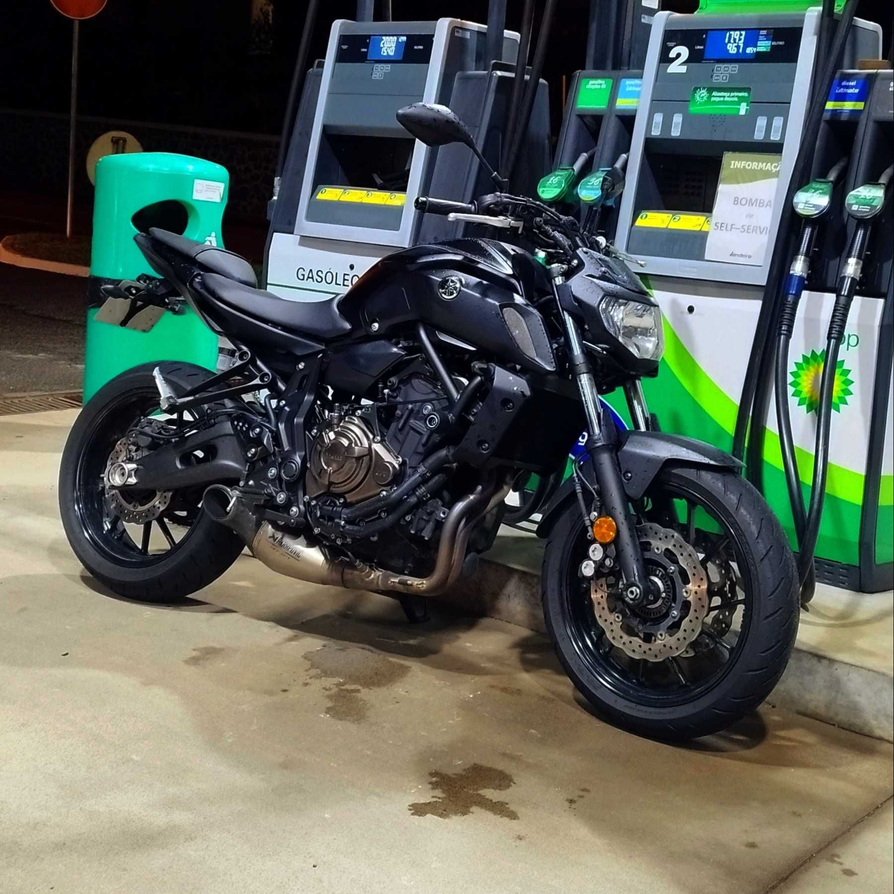 YAMAHA MT 07 55kw