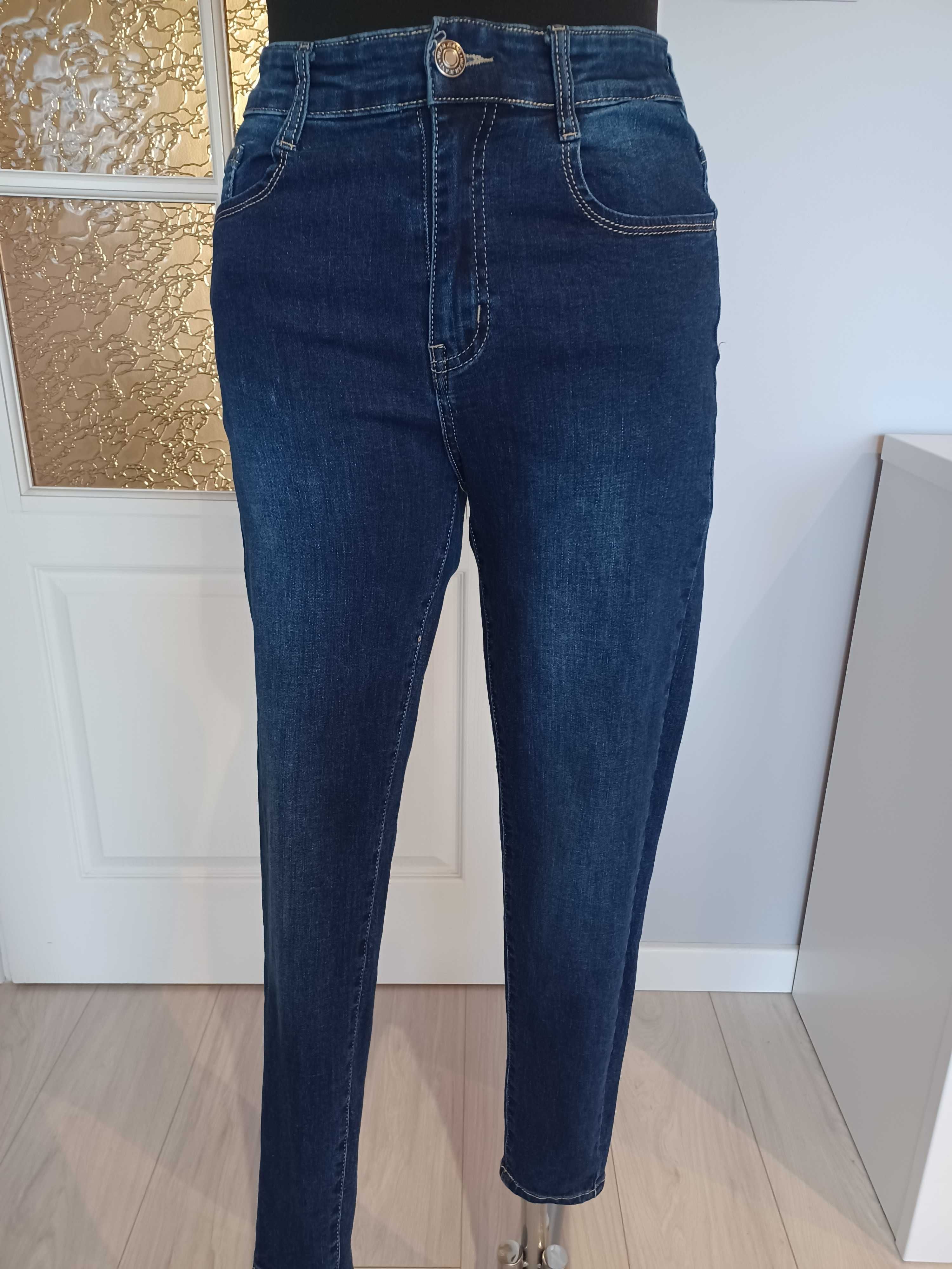 Spodnie jeans damskie granatowe MISS YOU  rozmiar 38