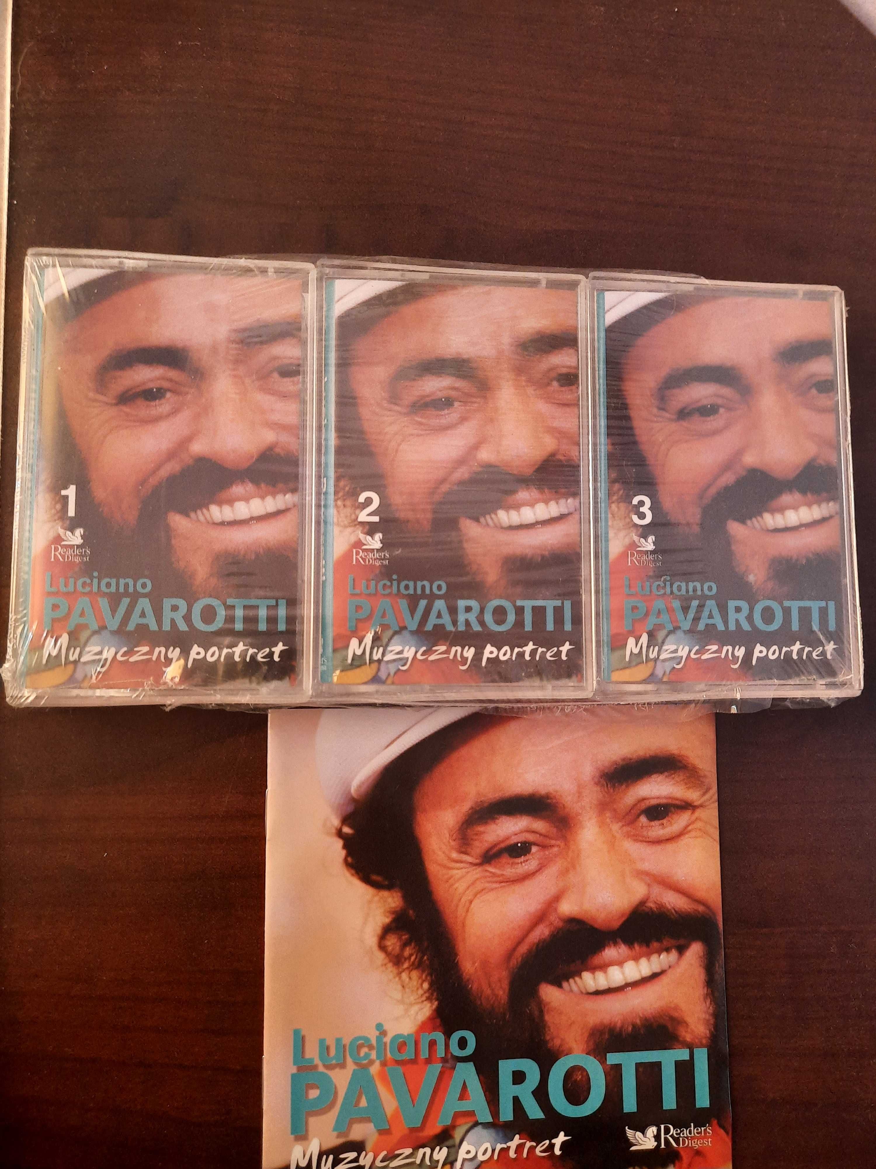 3 kasety w zestawie Luciano Pavarotti