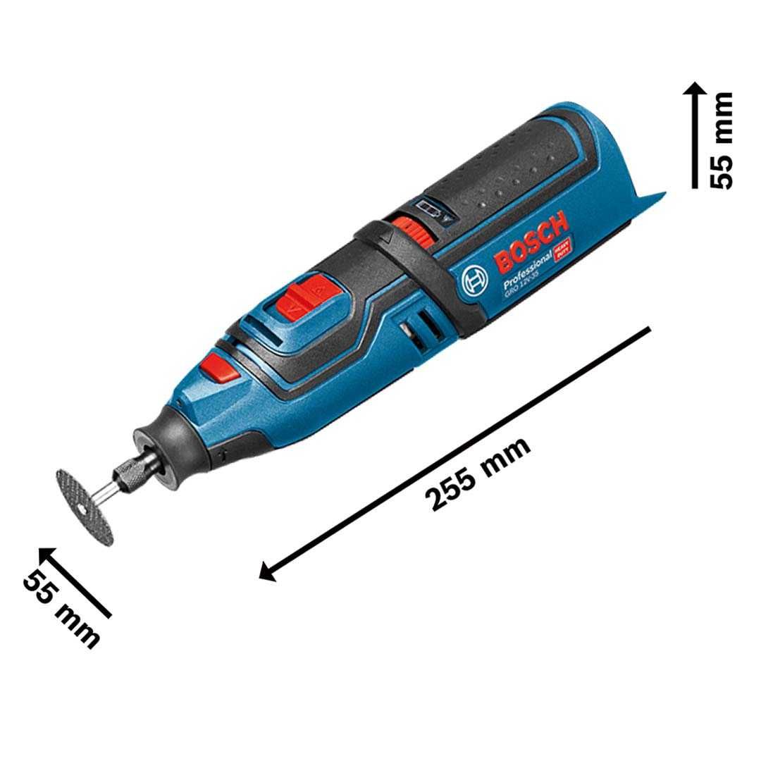 Bosch GRO 12V-35 multiszlifierka dremel nowy cały zestaw