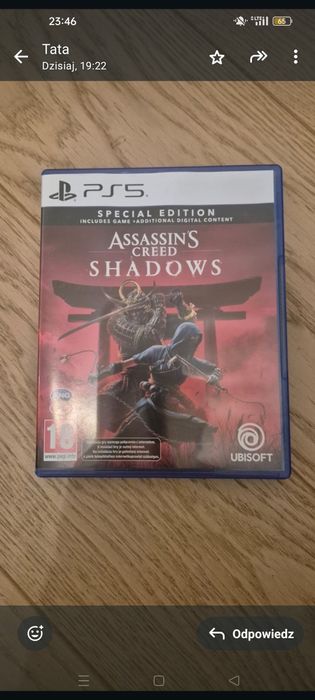 Assassin's Creed shadows na ps PlayStation 5