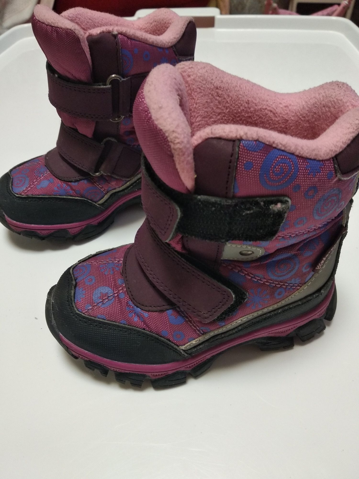 Зимние детские термо-ботиночки на овчине TOM.M