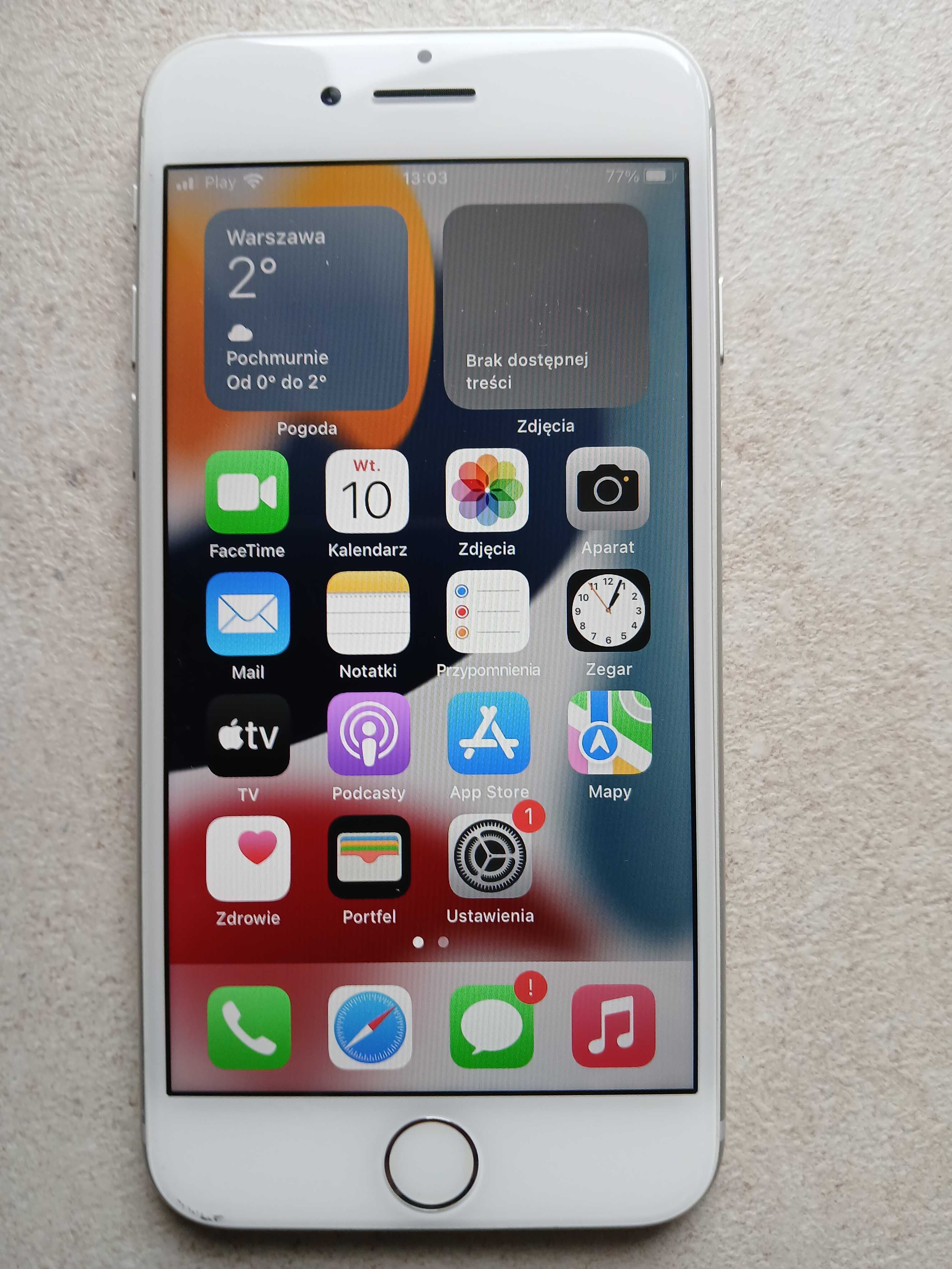 iPhone 7 BIAŁY    Nowa Bateria 100proc