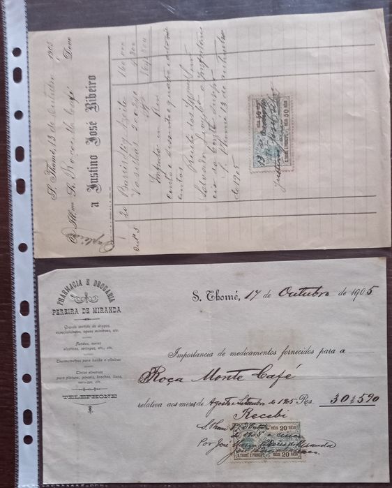 Documentos com Selos Fiscais