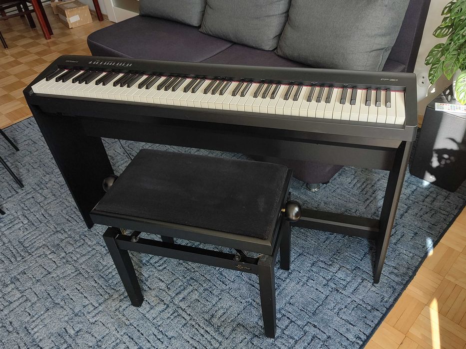 Roland FP-30 ze statywem, duży zestaw, pianino cyfrowe