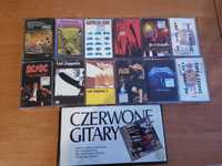 Kasety magnetofonowe Metallica, LED Zeppelin, czerwone gitary i inne