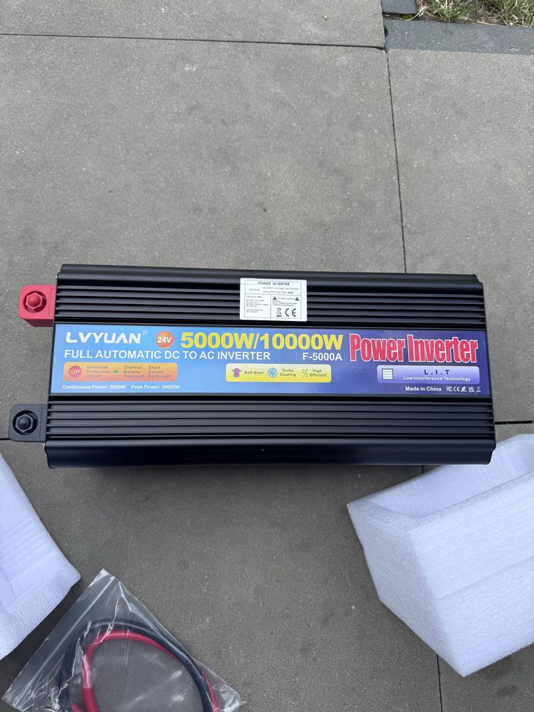 Przetwornica inverter 24v do 230v 5000w/10000w