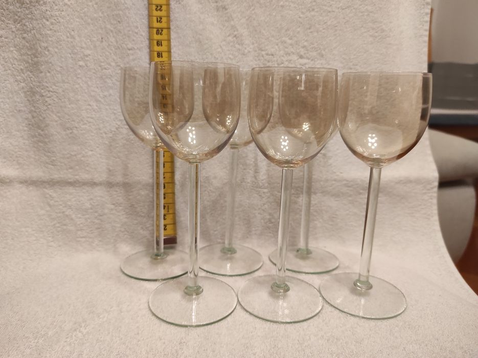 Kieliszki do wina PRL 6 sztuk