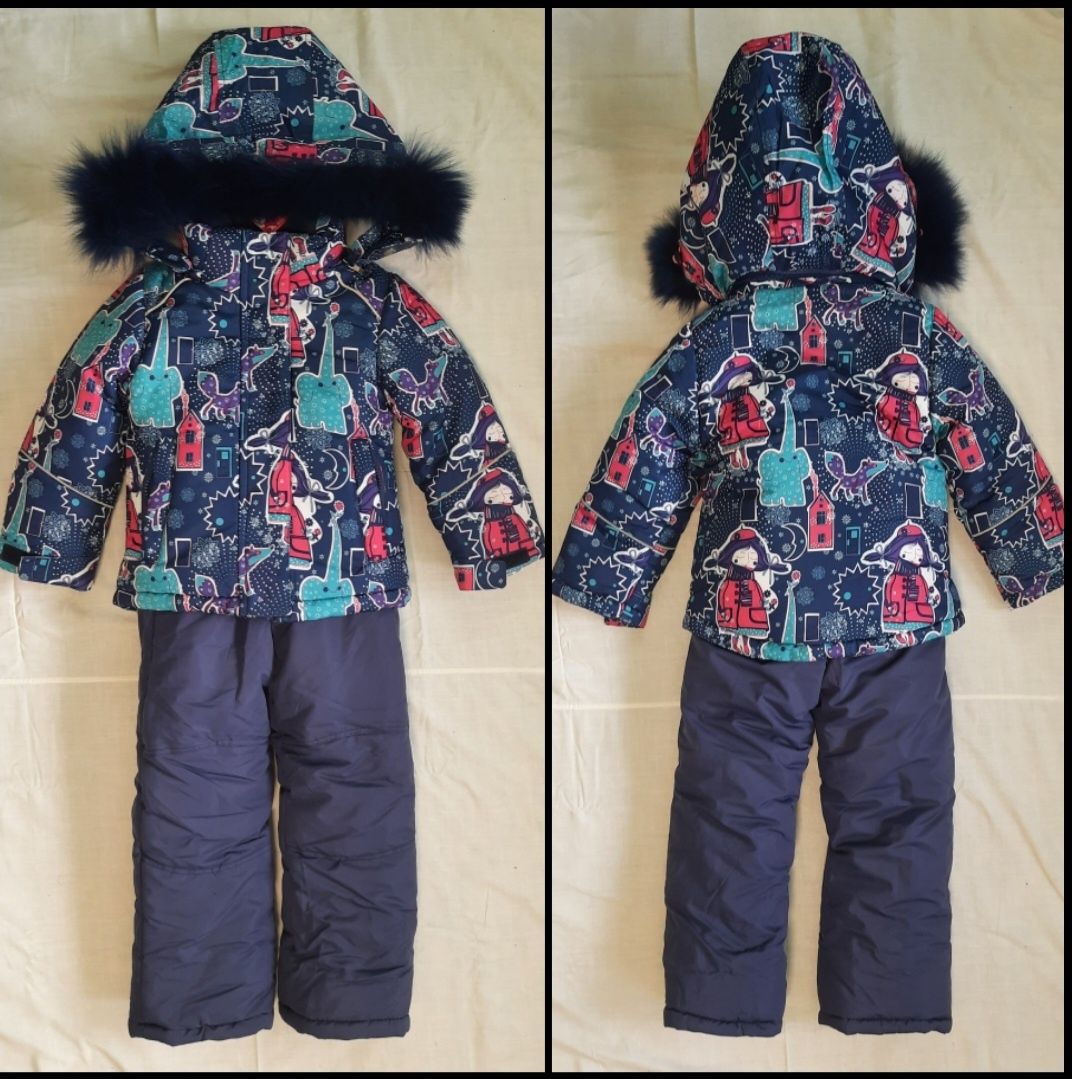НОВИЙ зимовий комбінезон куртка штани зимній комбінезон. Розмір 86-11
