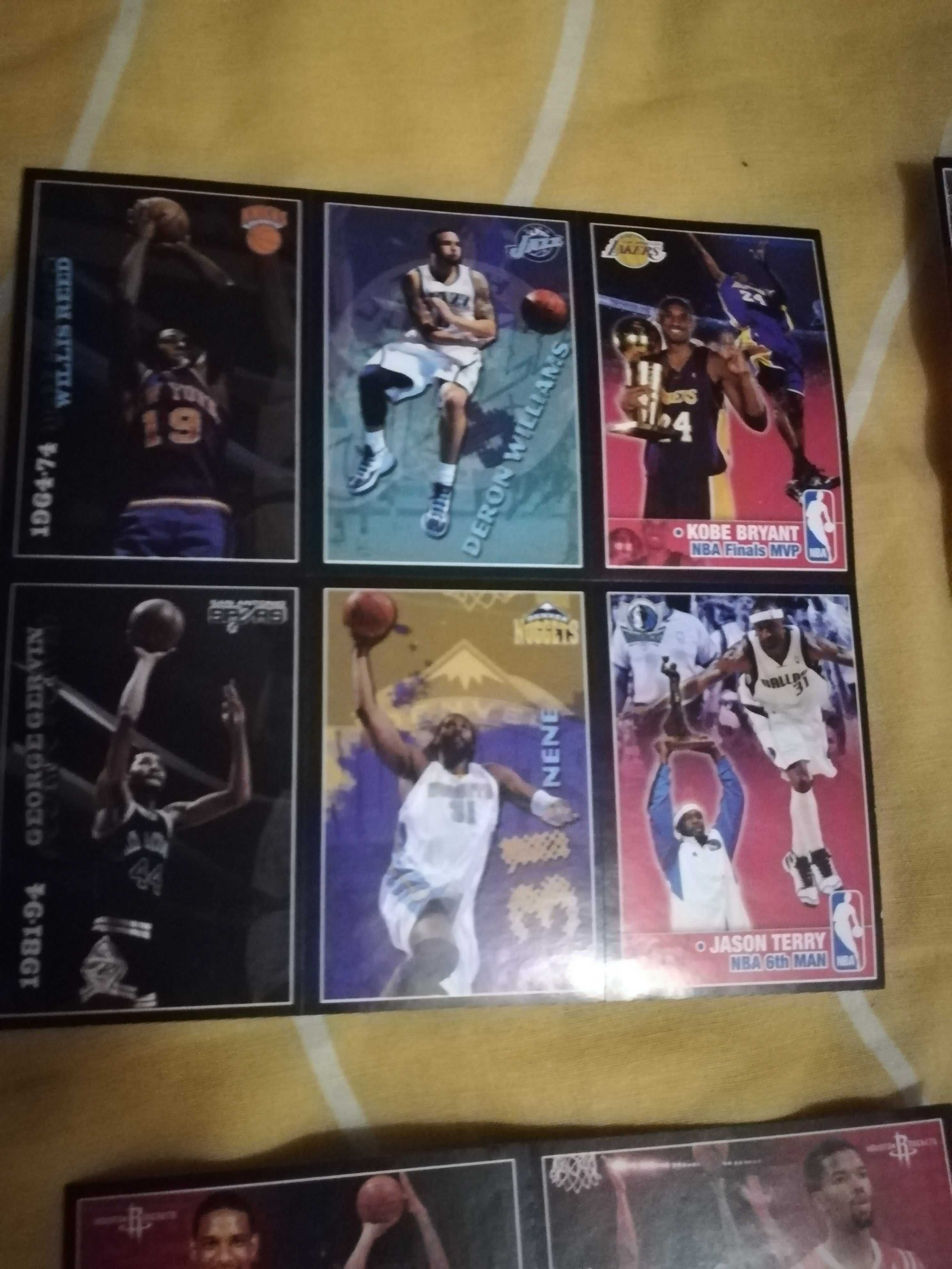 kolekcja naklejki nalepki koszykarze NBA koszykówka