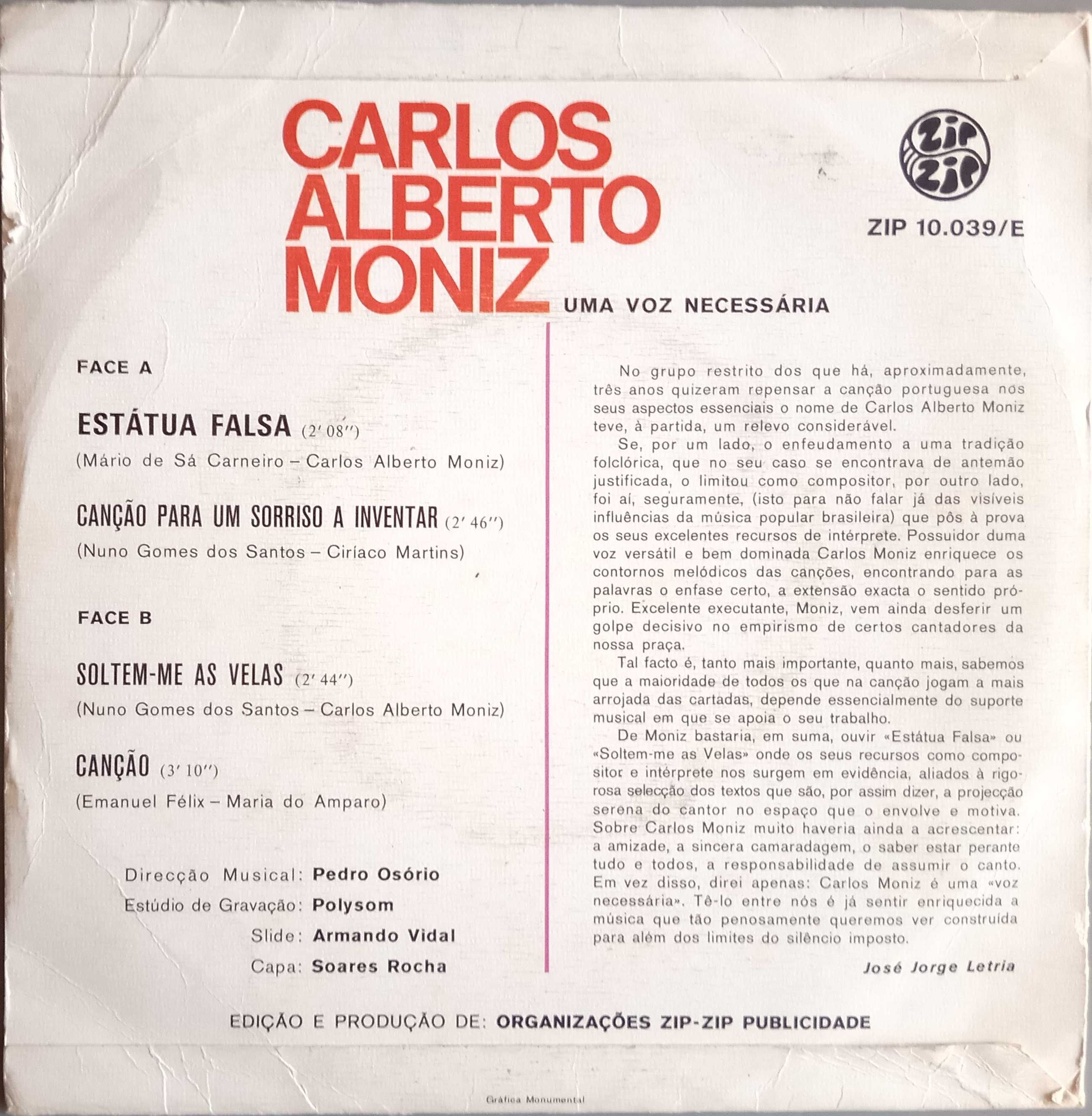 Carlos Alberto Moniz - - - - - Estátua Falsa - - - - - EP