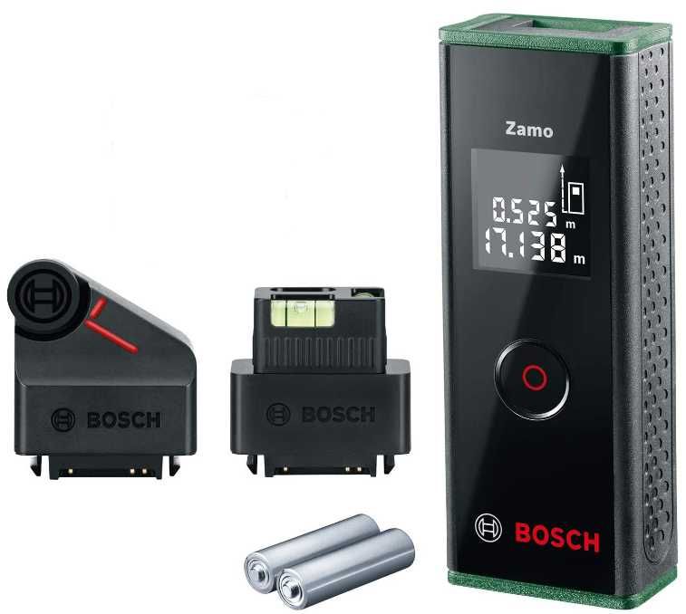 Лазерный дальномер Bosch Zamo III Set + 2 насадки