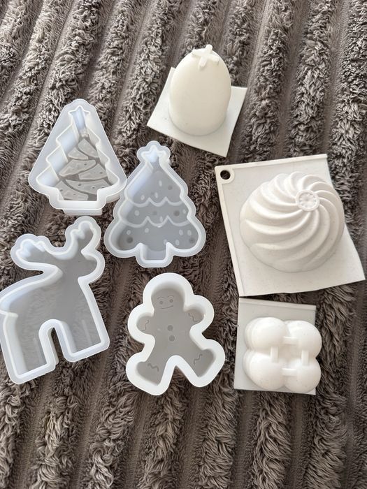 силіконова форма для свічок гіпсових кашпо