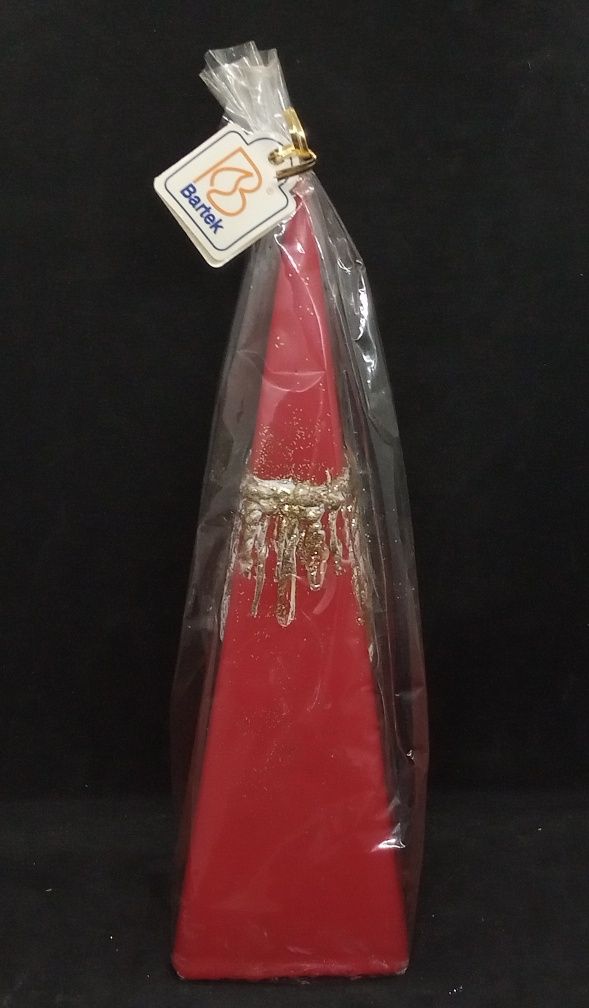 Декоративна свічка Пераміда, Bartek, у подарунковій упаковці.