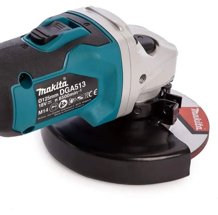 Кутова шліфувальна машина акумуляторна Makita DGA513Z без АКБ