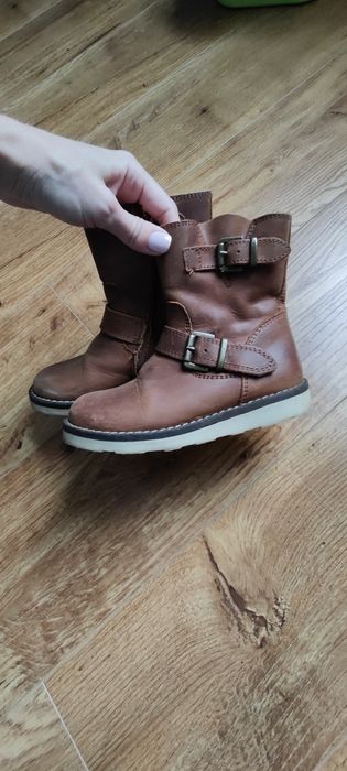 Черевички чобітки ботінки 27 розм для дівчинки шкіра