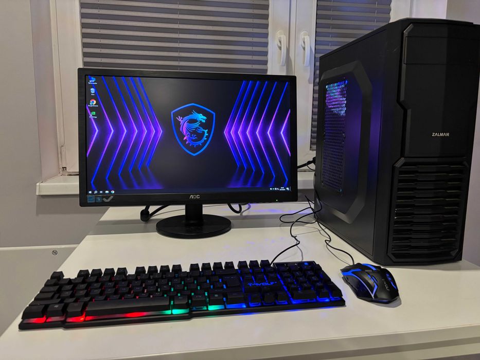 Zestaw Do Gier i5 4x3.4Ghz/GTX750-2GB/Ram-8GB/SSD/Monitor 22