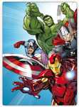 Koc 100x140 Polarowy Avengers Hulk Flash Kapitan Ameryka Polar Kocyk