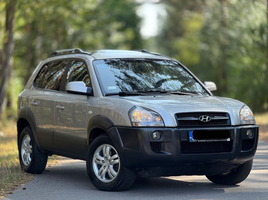 Hyundai Tucson Salon PL 2WŁ 2.0 CRDi Manual AWD 4x4 Skóra Szyberdach Klimatronik BDB