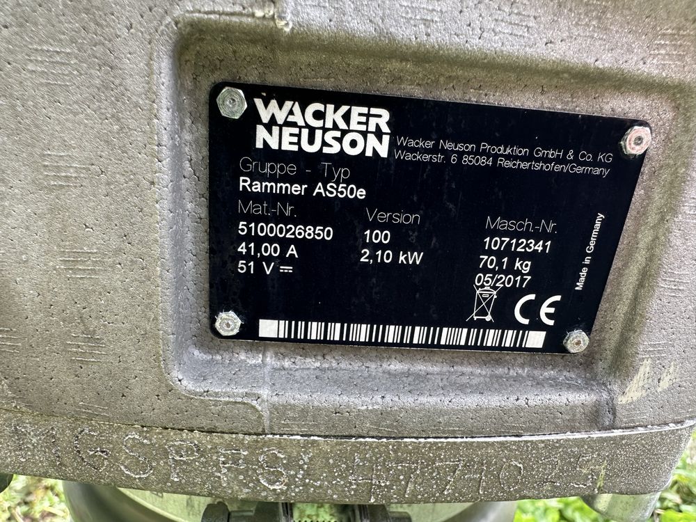 Wacker Rammer AS50E AKU. Skoczek