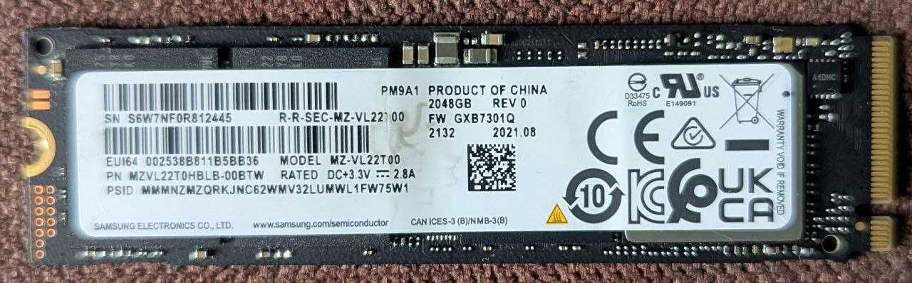 SSD M2 NVME+SATA3  256-512-1TB!!!