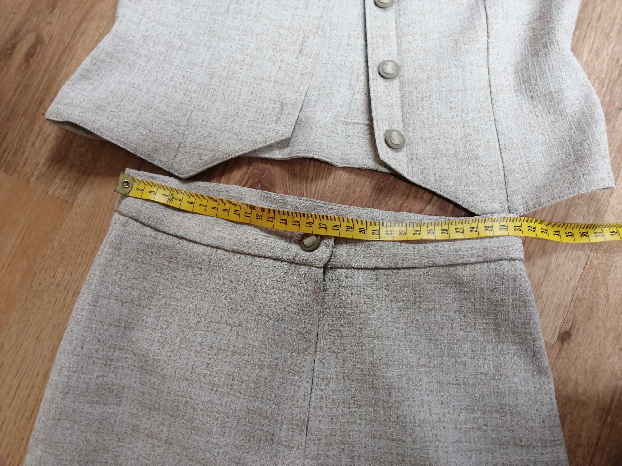Zestaw damski kamizelka + spodnie rozmiar 36 lub S