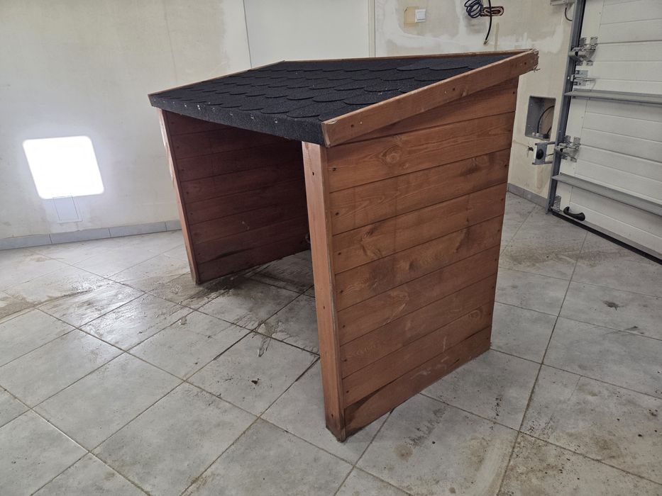 Buda zadaszenie na miski dla psa ochrona przed slońcem