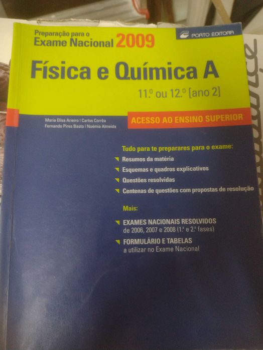 Livro de preparação para exame nacional de física e química